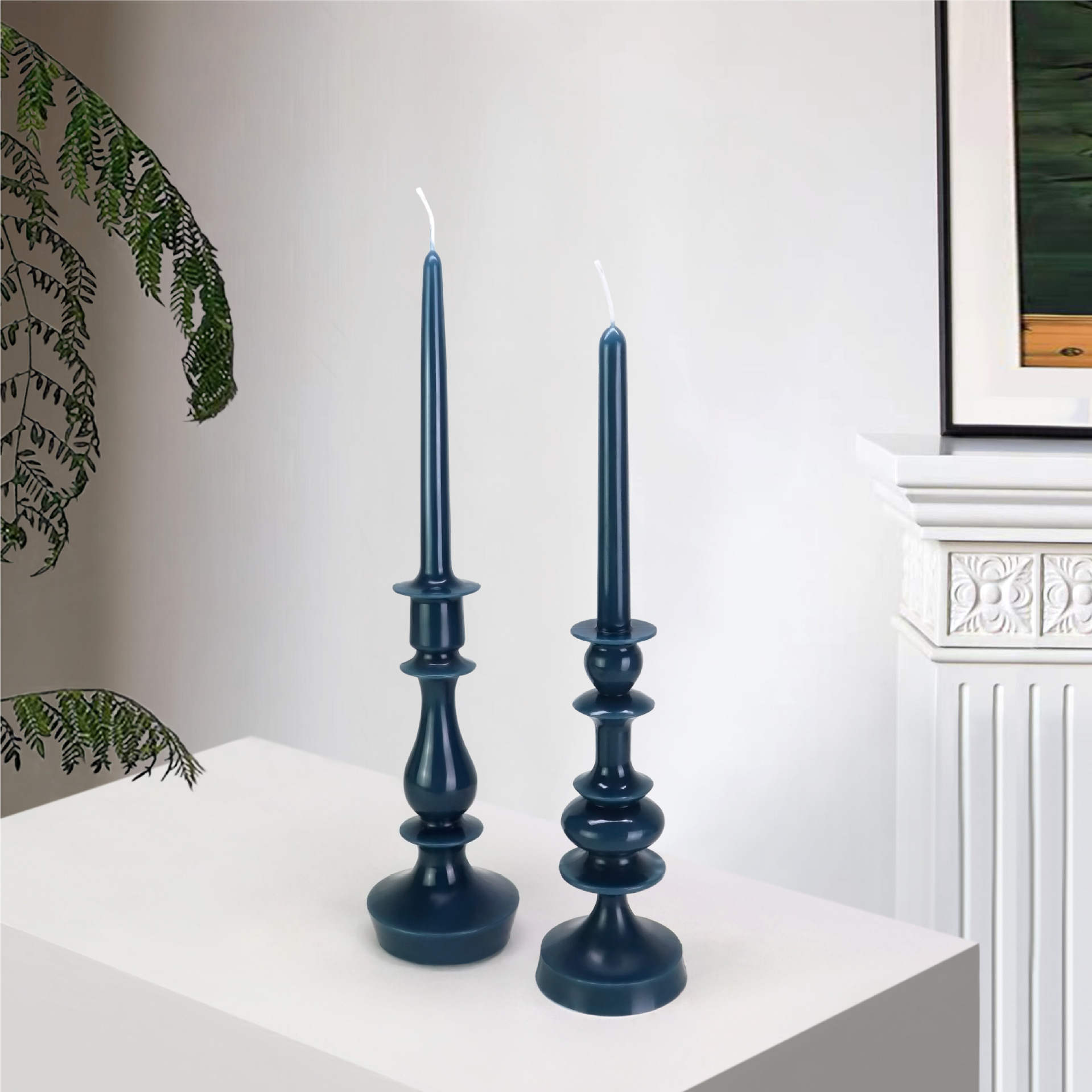 Candle Quotes - Vintage European Candlestick Silicone Mold, Creative