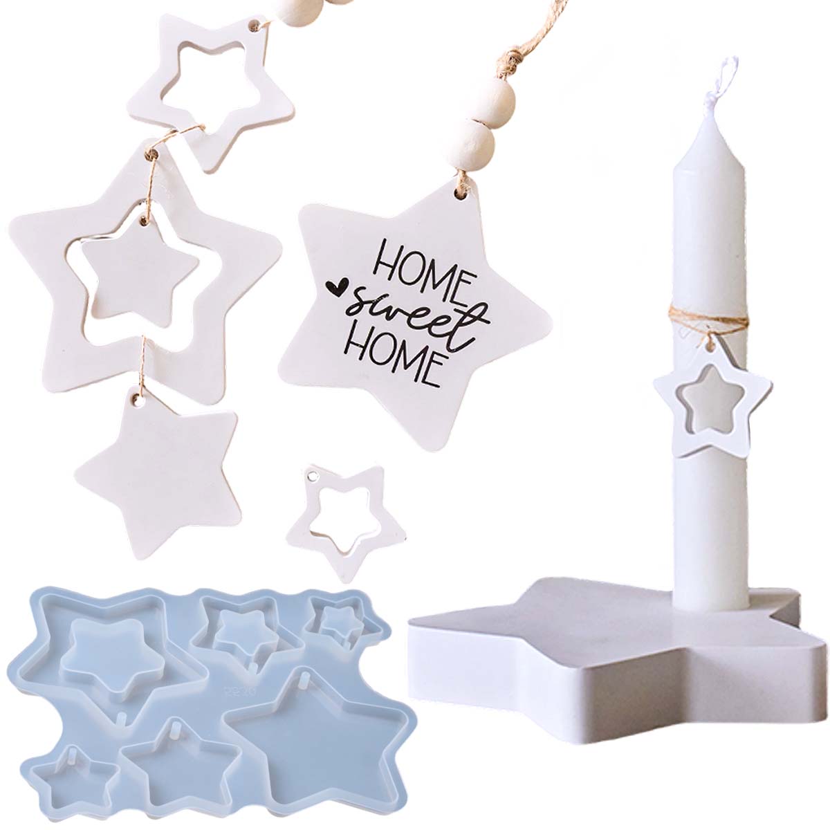 Five Pointed Star Candlestick  - đánh giá và giá Candle Quotes