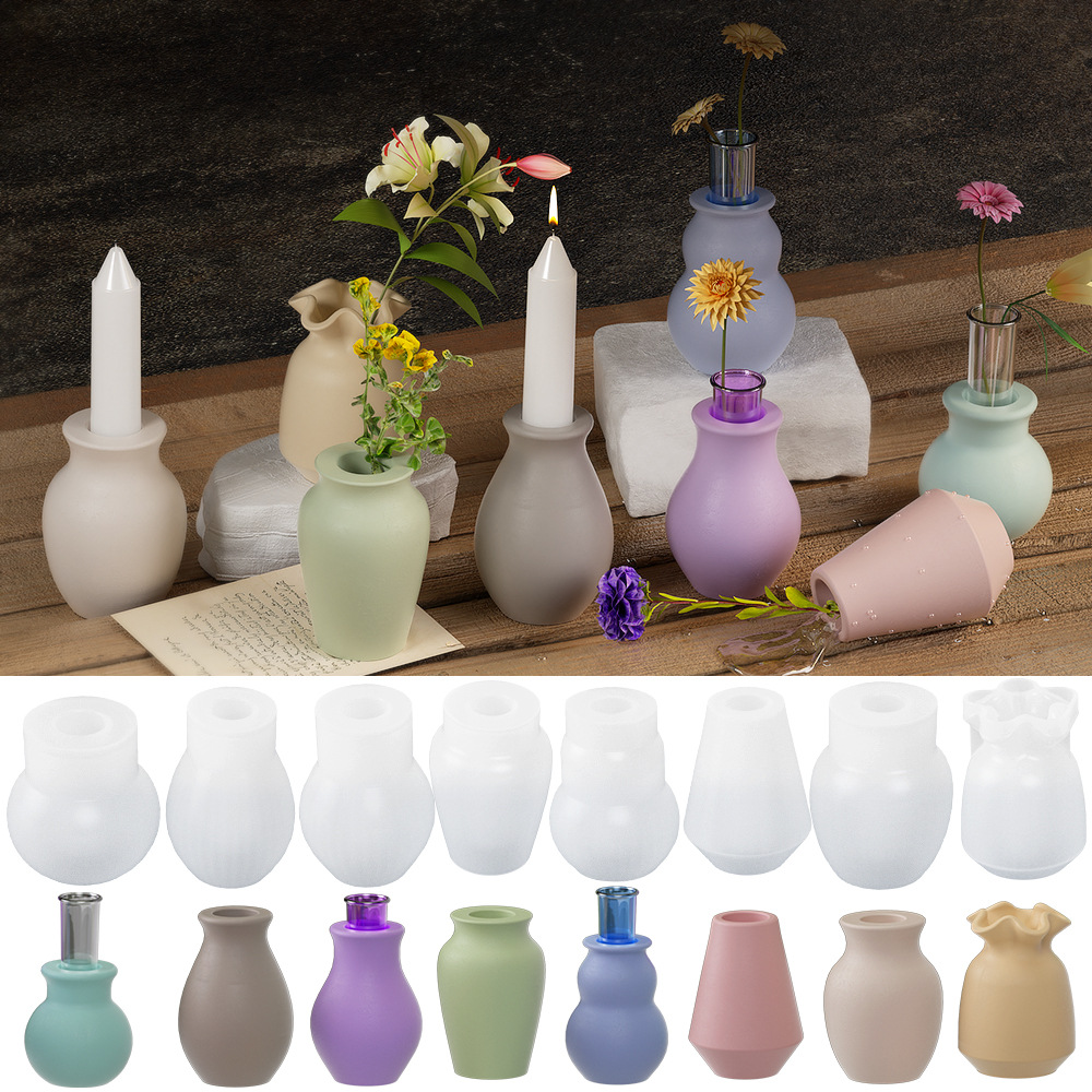 New Round Mouth Vase Silicone  - đánh giá và giá Candle Quotes