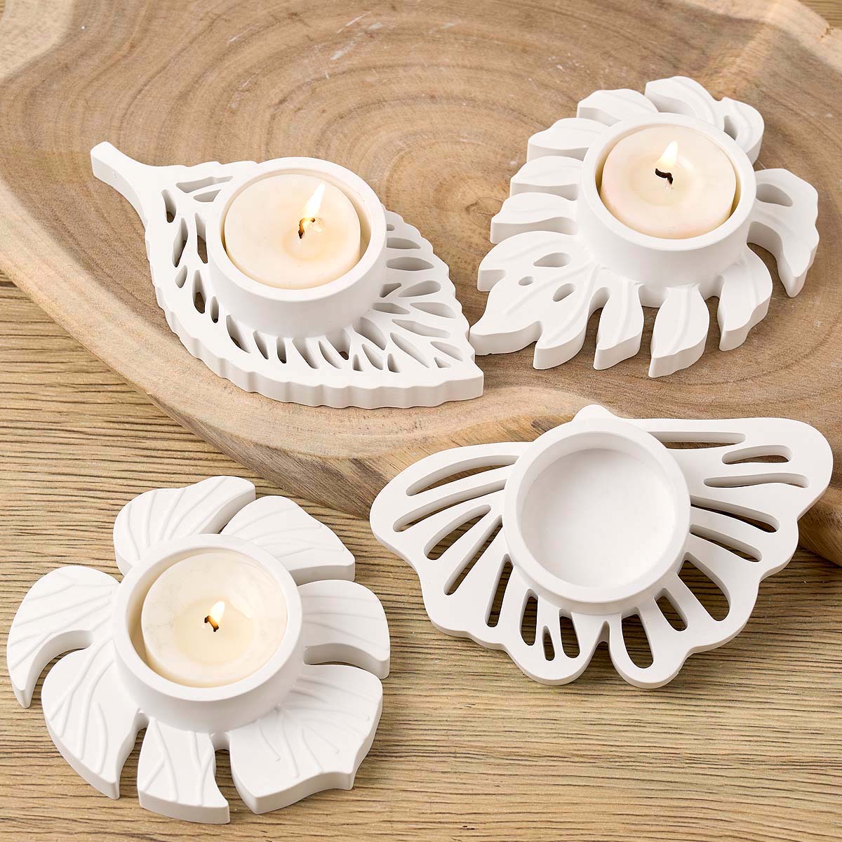 Leaves Candlestick Silicone Mo - đánh giá và giá Candle Quotes
