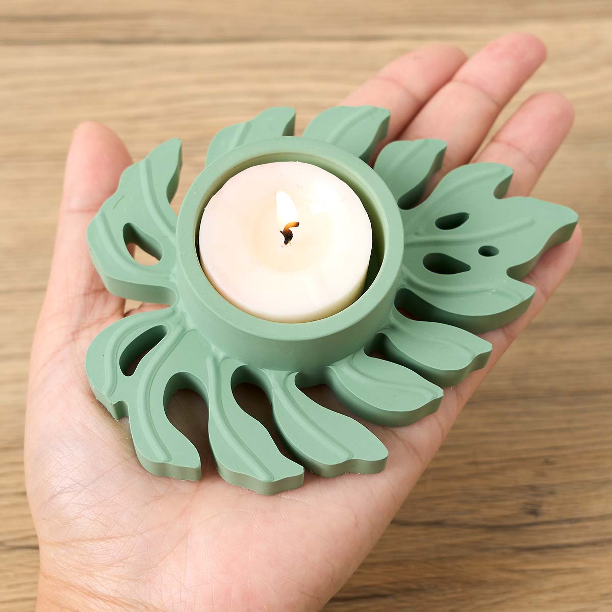 Leaves Candlestick Silicone Mo - đánh giá và giá Candle Quotes